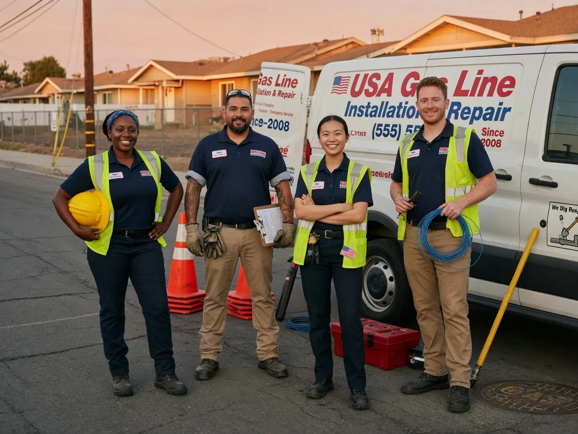 Gas Line Installation company in Deering, ND